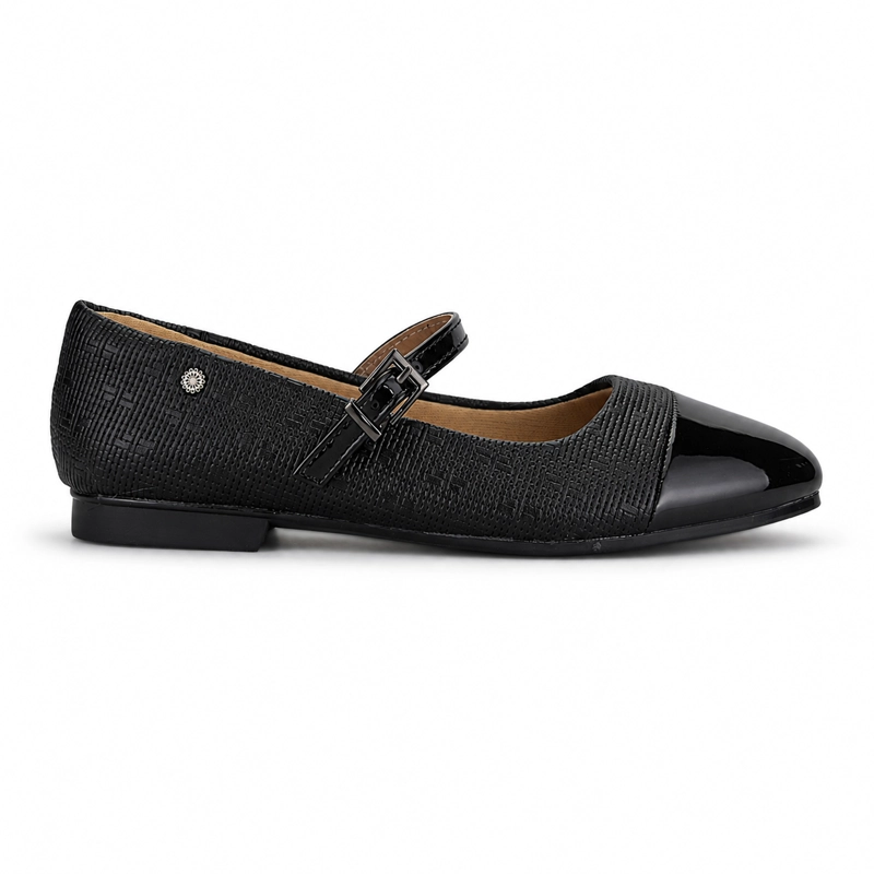 BALLERINA NEGRO MUJER CASUAL CHALADA NAZZER - 1