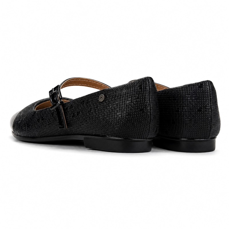 BALLERINA NEGRO MUJER CASUAL CHALADA NAZZER - 6