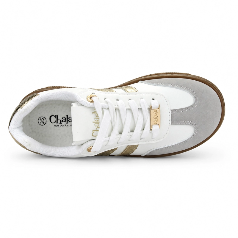 ZAPATILLA BLANCO MUJER URBANO CHALADA ANTU - 5