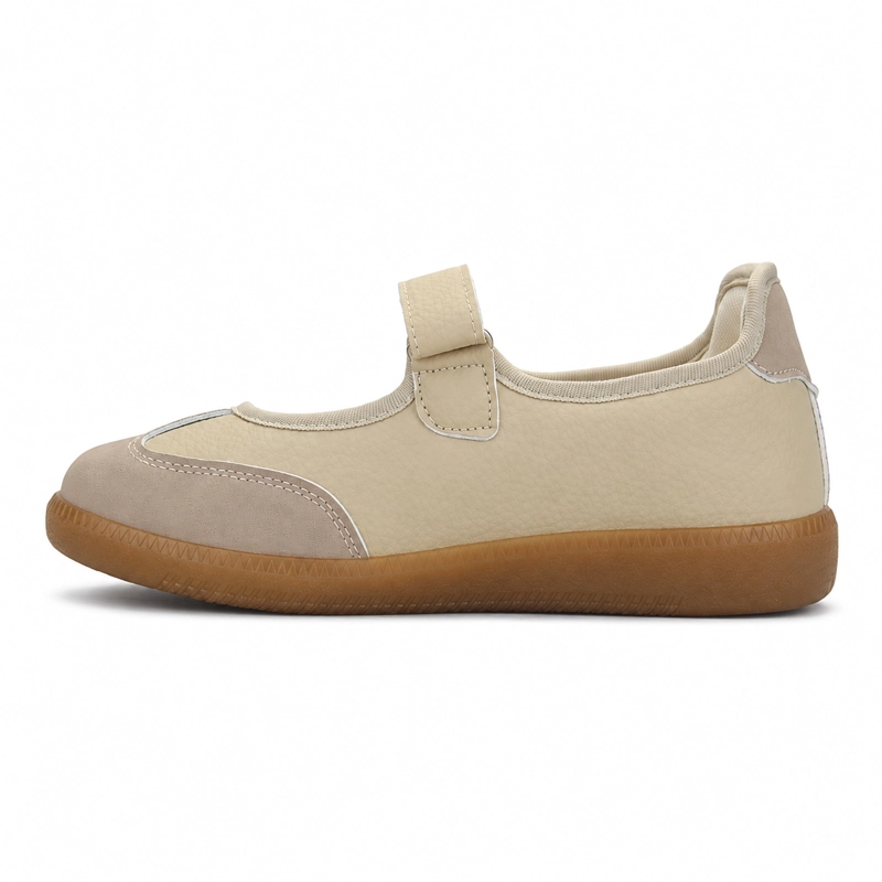 ZAPATILLA BEIGE MUJER URBANO CHALADA ANTULOW - 2