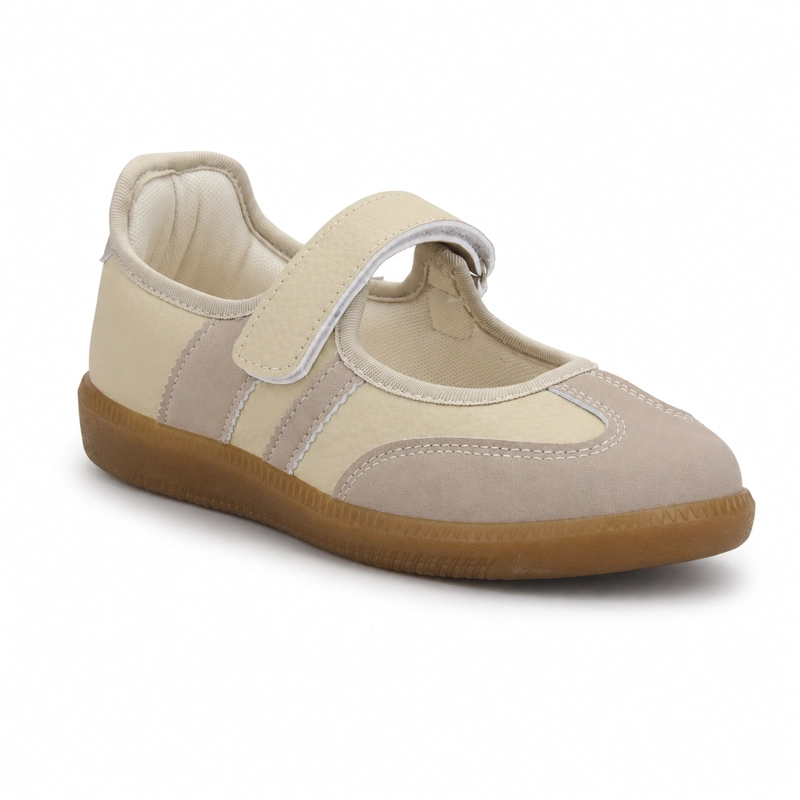 ZAPATILLA BEIGE MUJER URBANO CHALADA ANTULOW - 3