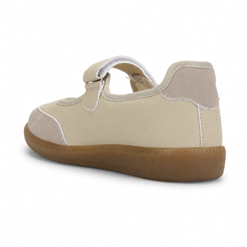ZAPATILLA BEIGE MUJER URBANO CHALADA ANTULOW - 4