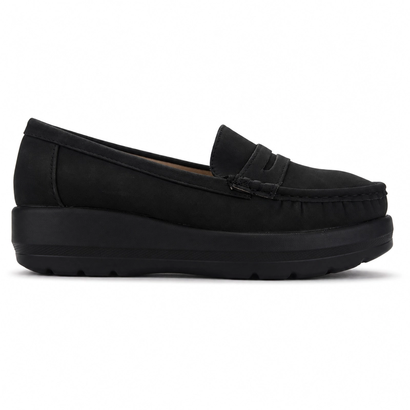 MOCASIN NEGRO MUJER CASUAL CHALADA CANDA - 2