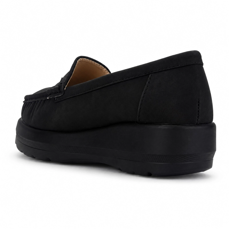 MOCASIN NEGRO MUJER CASUAL CHALADA CANDA - 4
