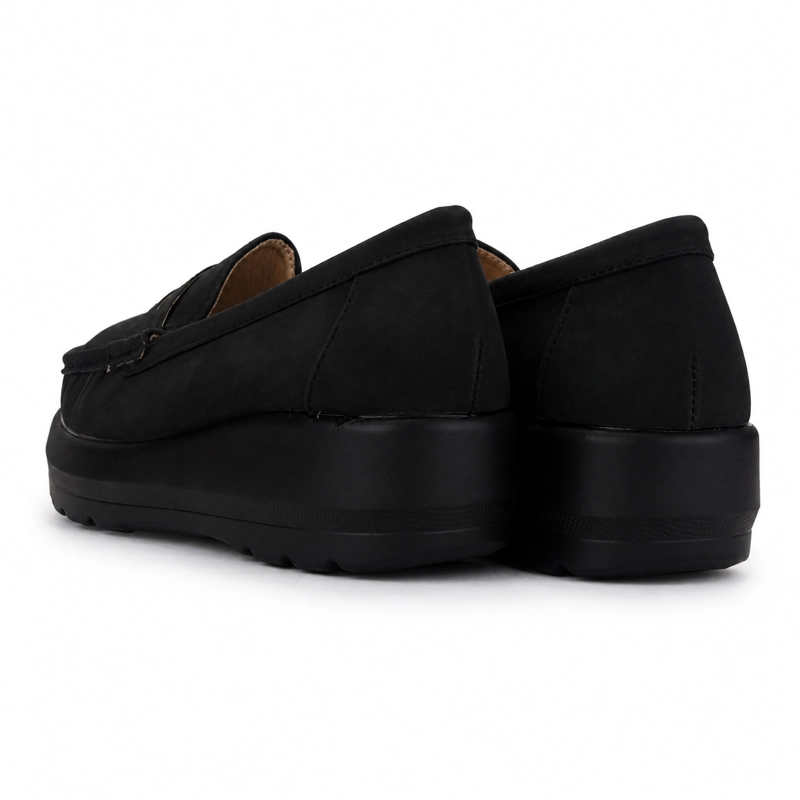 MOCASIN NEGRO MUJER CASUAL CHALADA CANDA - 7