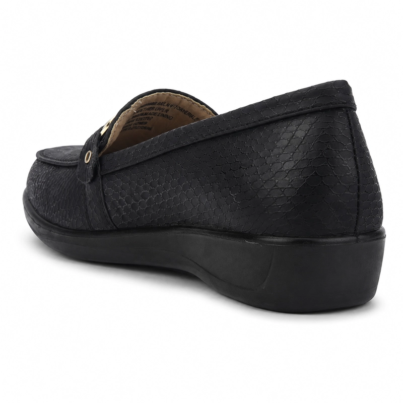 MOCASIN NEGRO MUJER CASUAL CHALADA DENZEN - 4