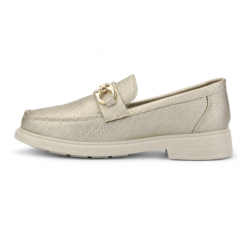 MOCASIN DORADO MUJER CASUAL CHALADA PAROLE - 2