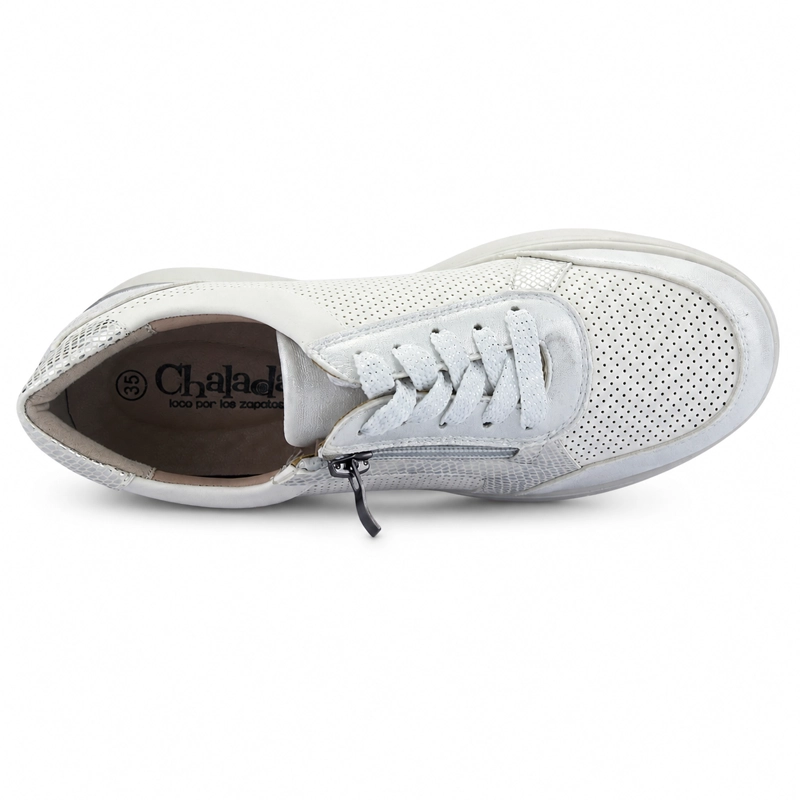 ZAPATILLA BLANCO MUJER URBANO CHALADA NUKI - 5