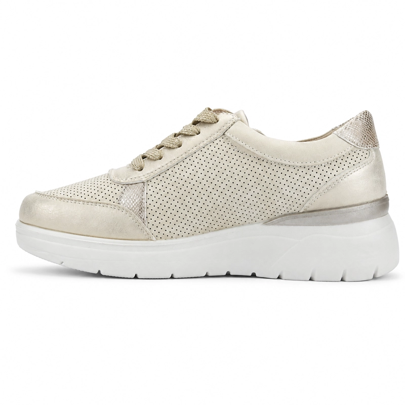 ZAPATILLA BEIGE MUJER URBANO CHALADA NUKI - 2