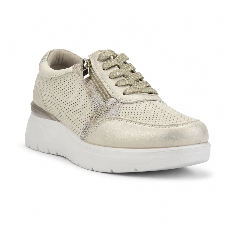 ZAPATILLA BEIGE MUJER URBANO CHALADA NUKI - 3