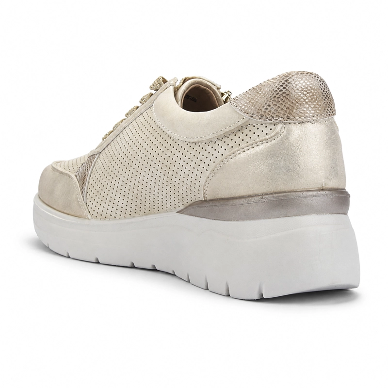 ZAPATILLA BEIGE MUJER URBANO CHALADA NUKI - 4