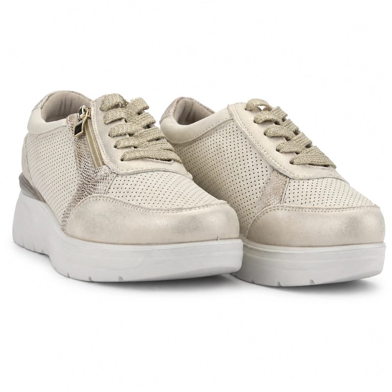 ZAPATILLA BEIGE MUJER URBANO CHALADA NUKI - 7