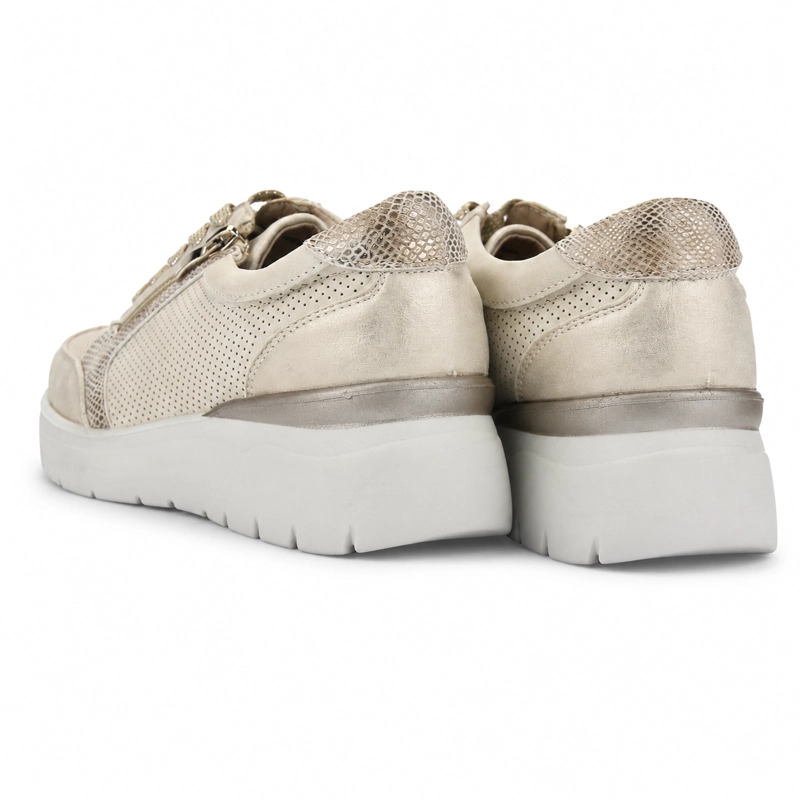 ZAPATILLA BEIGE MUJER URBANO CHALADA NUKI - 8