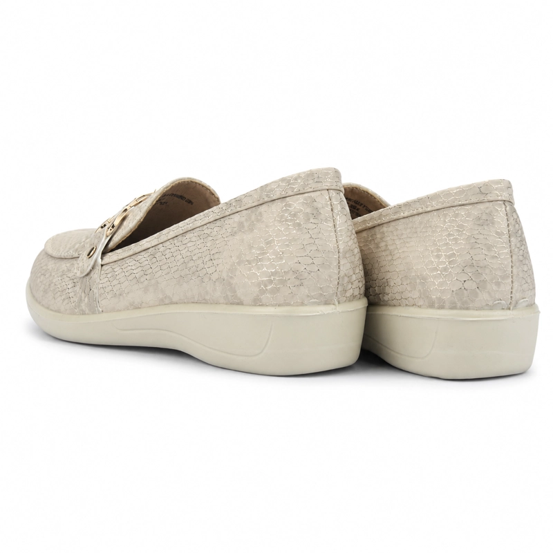 MOCASIN BEIGE MUJER CASUAL CHALADA DENZEN - 7