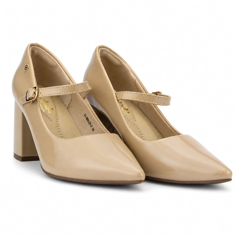 ZAPATO BEIGE MUJER CASUAL CHALADA BALDI - 5