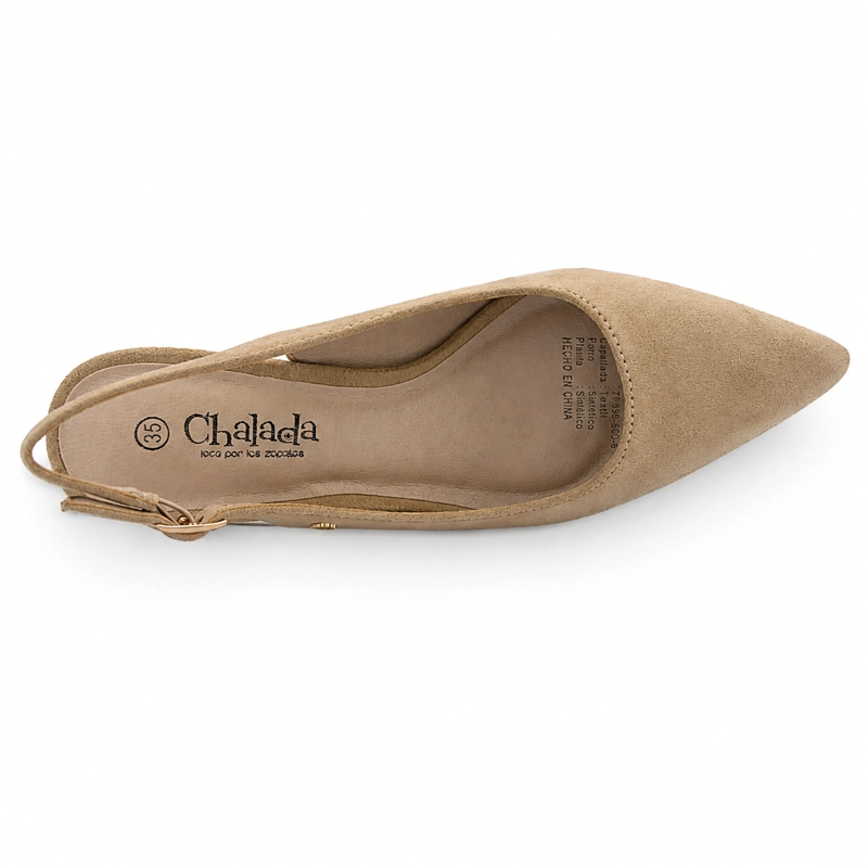 ZAPATO BEIGE MUJER CASUAL CHALADA FAIZA - 5