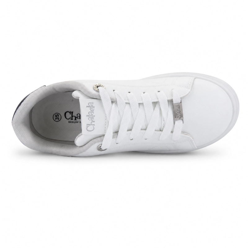 ZAPATILLA BLANCO MUJER URBANO CHALADA STAR - 5