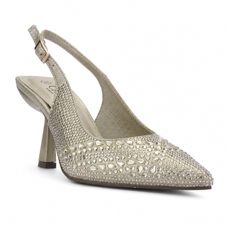 ZAPATO DORADO MUJER CASUAL CHALADA REBI - 3