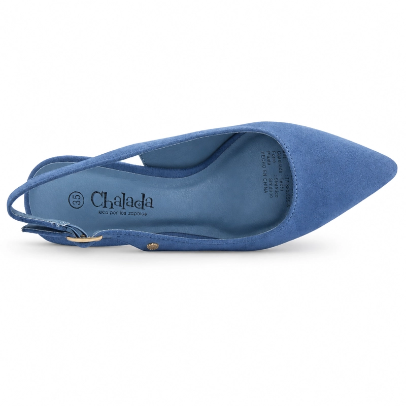ZAPATO AZUL MUJER CASUAL CHALADA FAIZA - 5