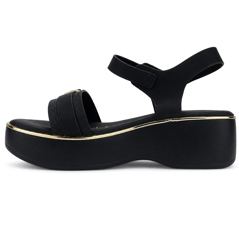 SANDALIA NEGRO MUJER CASUAL CHALADA TOTA - 2