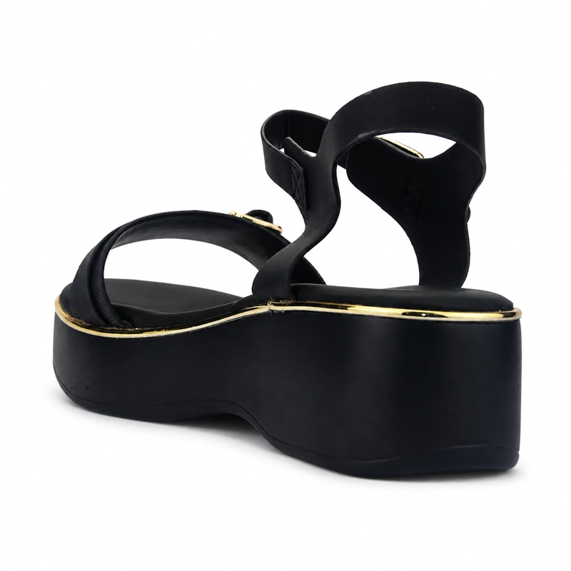 SANDALIA NEGRO MUJER CASUAL CHALADA TOTA - 4