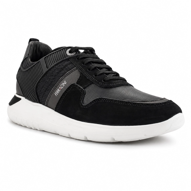 ZAPATILLA NEGRO HOMBRE URBANO FERRACINI 9246 - 3