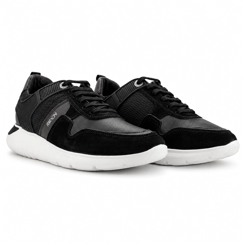 ZAPATILLA NEGRO HOMBRE URBANO FERRACINI 9246 - 5