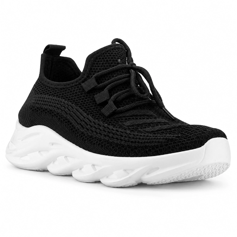 ZAPATILLA NEGRO MUJER URBANO FUNWAY SOCKET - 3