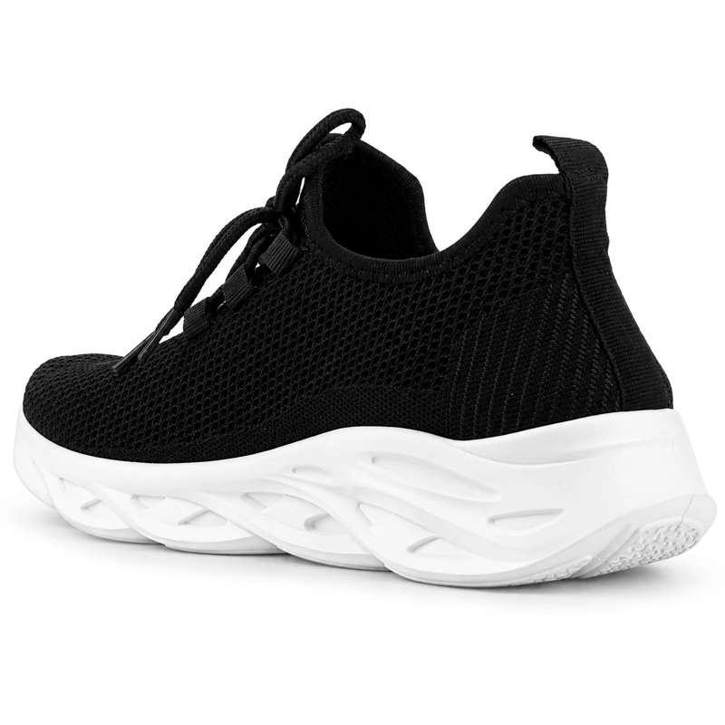 ZAPATILLA NEGRO MUJER URBANO FUNWAY SOCKET - 4