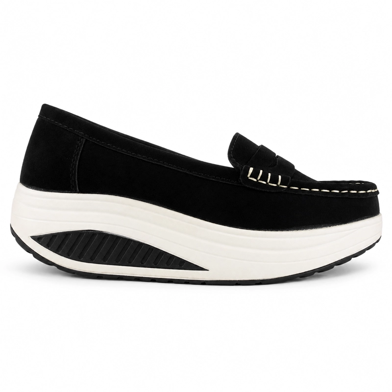 ZAPATILLA NEGRO MUJER URBANO FUNWAY TIJA - 1