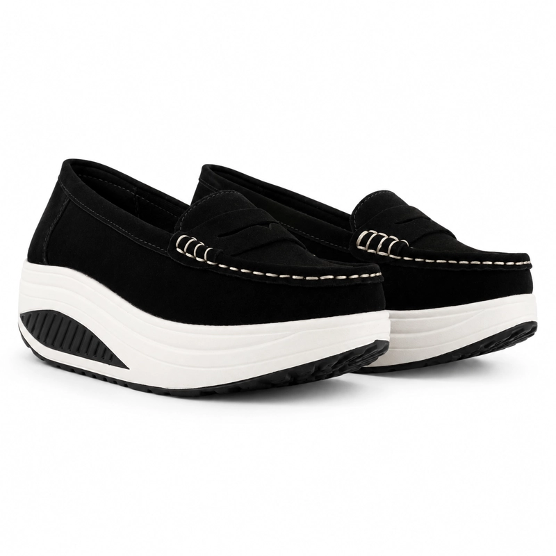 ZAPATILLA NEGRO MUJER URBANO FUNWAY TIJA - 5