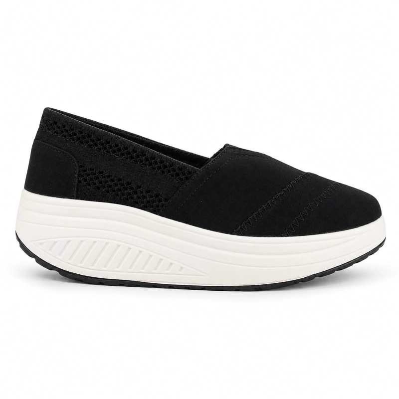 ZAPATILLA NEGRO MUJER URBANO FUNWAY TIJA - 1