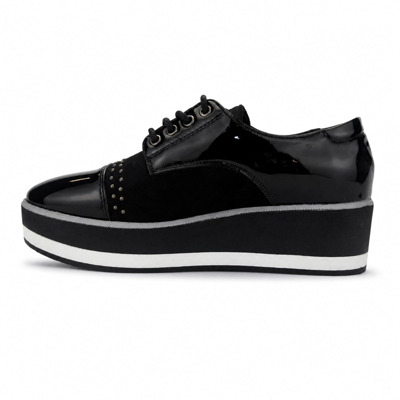 ZAPATO NEGRO MUJER CASUAL CHALADA GATE - 2