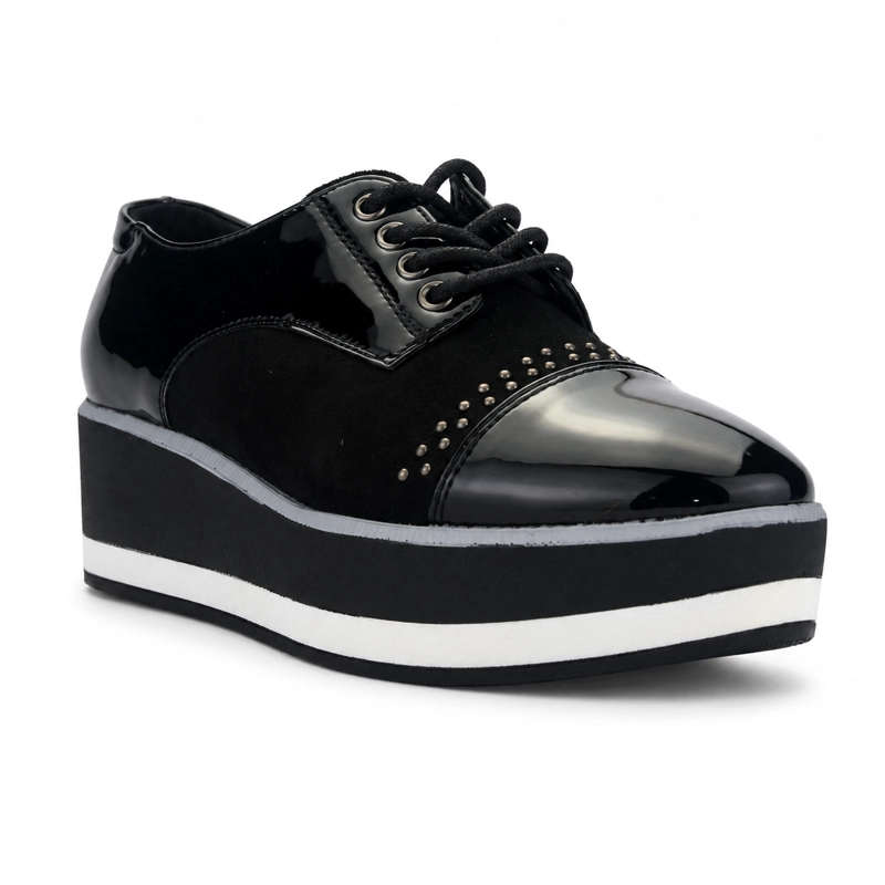 ZAPATO NEGRO MUJER CASUAL CHALADA GATE - 3