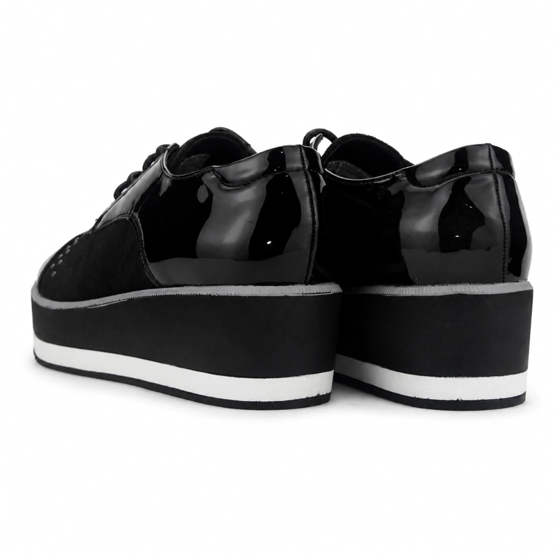 ZAPATO NEGRO MUJER CASUAL CHALADA GATE - 8
