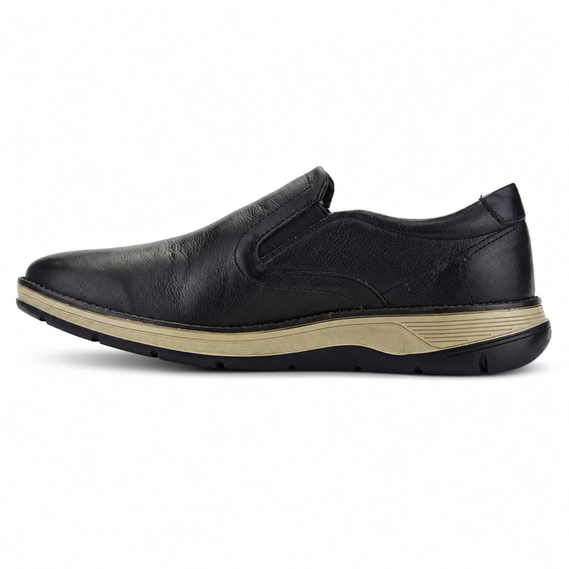 ZAPATO FERRACINI HOMBRE 5545 FLUENCE NEGRO CASUAL - 2