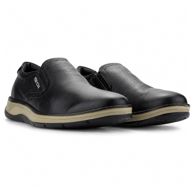 ZAPATO FERRACINI HOMBRE 5545 FLUENCE NEGRO CASUAL - 5