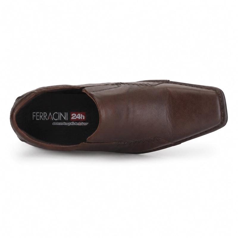 ZAPATO FERRACINI HOMBRE 4246 WINNER DRY CAFE OSCURO CASUAL - 5