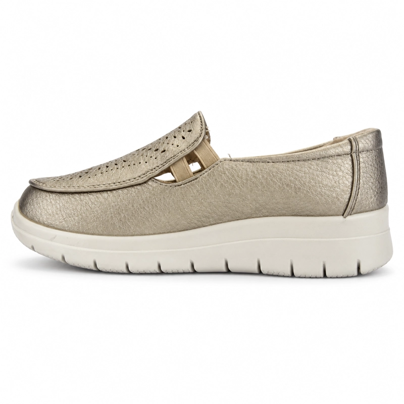 ZAPATO DORADO MUJER CASUAL CHALADA FINEST - 2