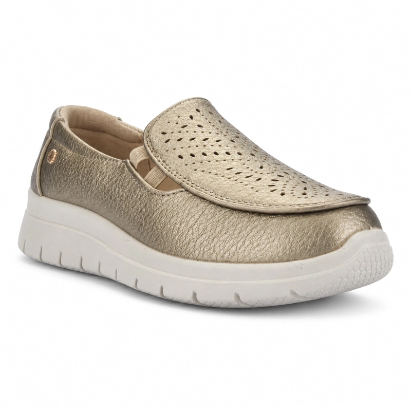 ZAPATO DORADO MUJER CASUAL CHALADA FINEST - 3