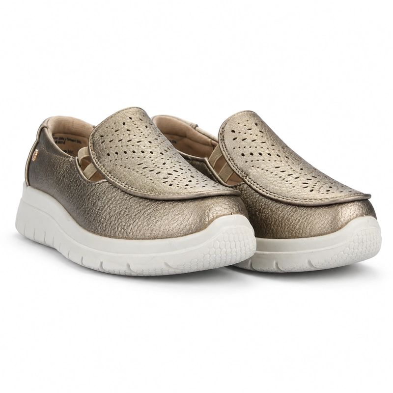ZAPATO DORADO MUJER CASUAL CHALADA FINEST - 7