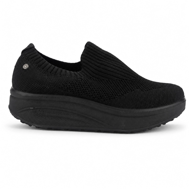 ZAPATILLA NEGRO MUJER CASUAL CHALADA TANDI - 1