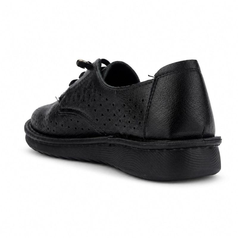 ZAPATO NEGRO MUJER CASUAL CHALADA MUSALOW - 4