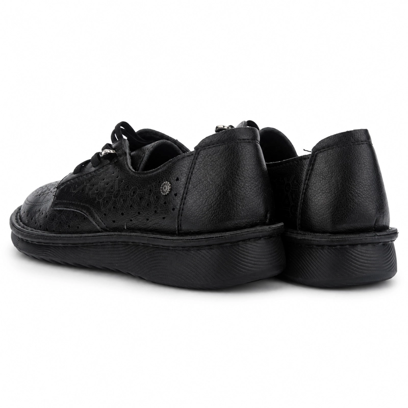 ZAPATO NEGRO MUJER CASUAL CHALADA MUSALOW - 7