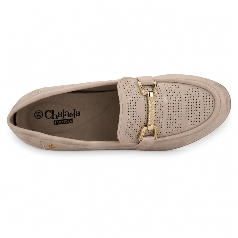 MOCASIN ROSADO MUJER CASUAL CHALADA ZLAT - 5