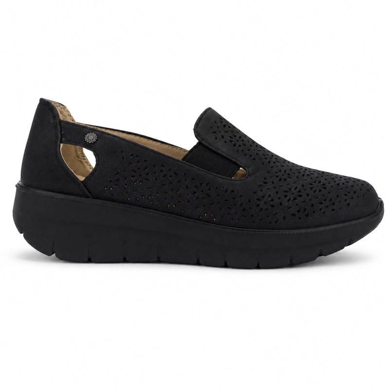 ZAPATO NEGRO MUJER CASUAL CHALADA NEPTUN - 1