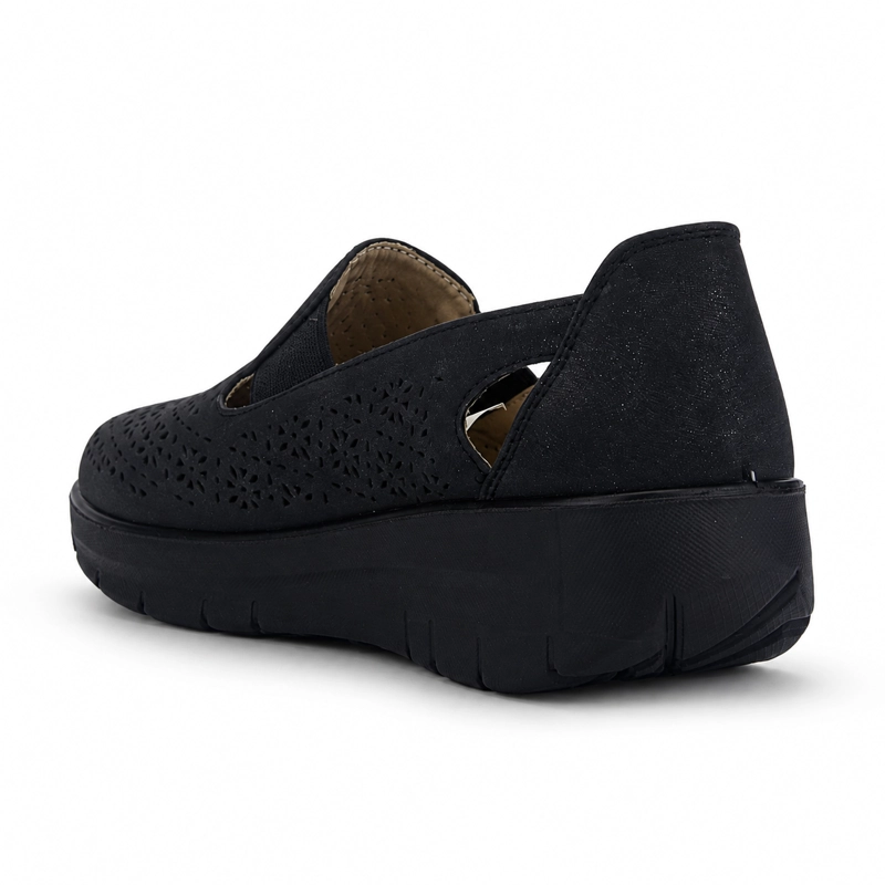 ZAPATO NEGRO MUJER CASUAL CHALADA NEPTUN - 4
