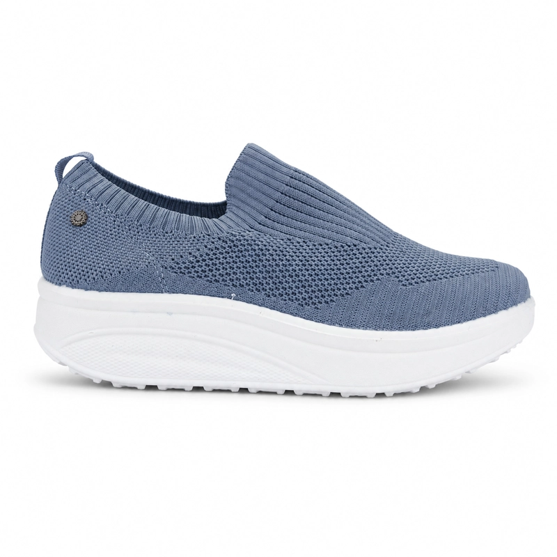 ZAPATILLA AZUL MUJER CASUAL CHALADA TANDI - 1