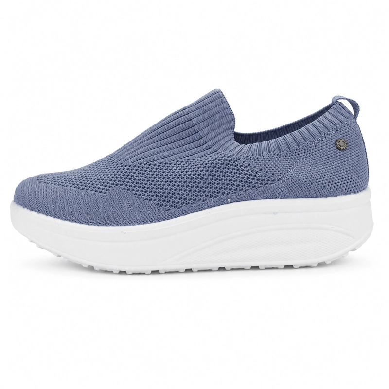 ZAPATILLA AZUL MUJER CASUAL CHALADA TANDI - 2