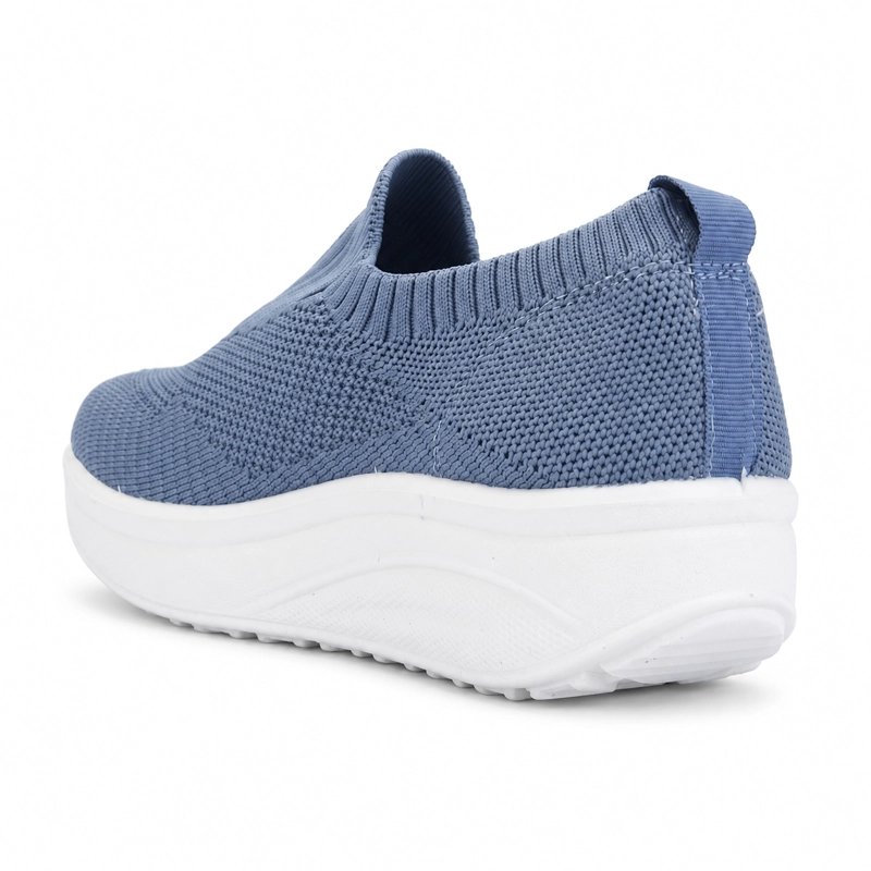 ZAPATILLA AZUL MUJER CASUAL CHALADA TANDI - 4